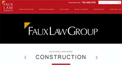 Desktop Screenshot of fauxlaw.com